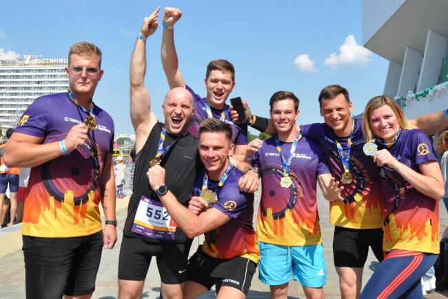 Cупрацоўнікі А-100 АЗС прынялі ўдзел у Ironman